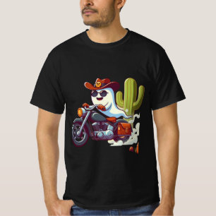 Camiseta Motocicleta de motociclista fantasma - Tee de moto