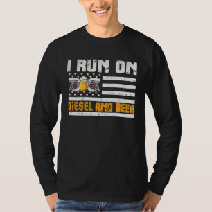 Camiseta Motocicleta de Motorsport Diésel Funciono con Diés