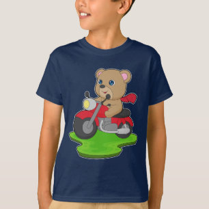 Camiseta Motocicleta de oso