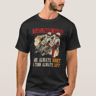 Camiseta Motocicleta De Pista Plana De Carreras Para Una Ca