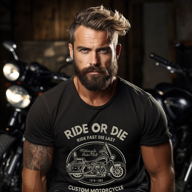 Camiseta Motocicleta de Ride o Muerte (Subido por el creador)