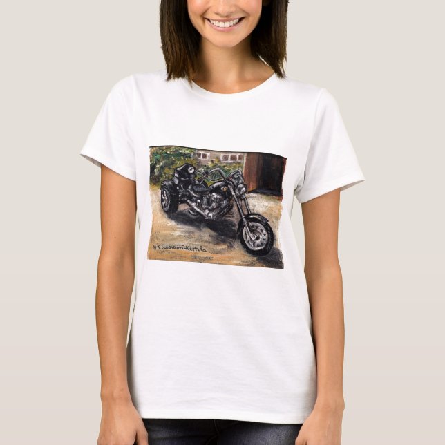Camiseta Motocicleta de Trike (Anverso)