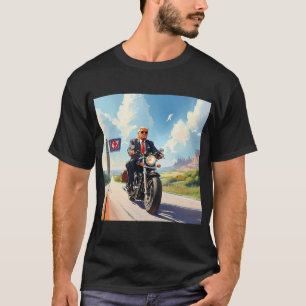 Camiseta Motocicleta de Trump con 47 signos en el suroeste 