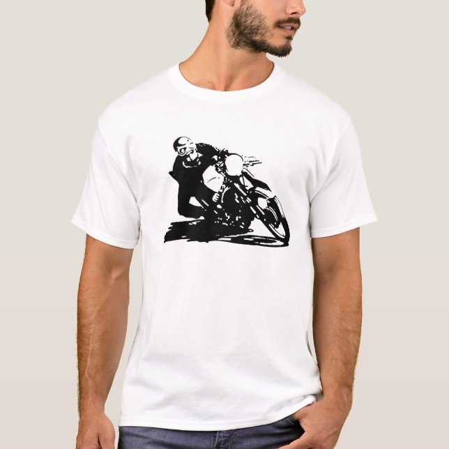 Camiseta Motocicleta del corredor del café (Anverso)