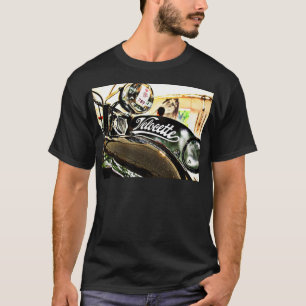 Camiseta Motocicleta del vintage de la serie de Velocette M