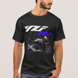 Camiseta Motocicleta deportiva azul R1