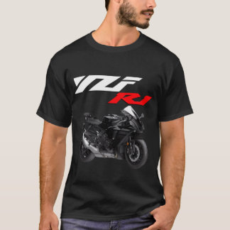 Camiseta Motocicleta deportiva Black R1