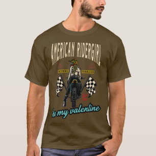 Camiseta Motocicleta día de San Valentín 