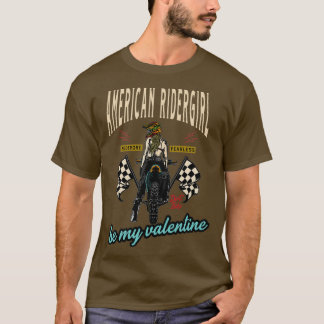 Camiseta Motocicleta día de San Valentín
