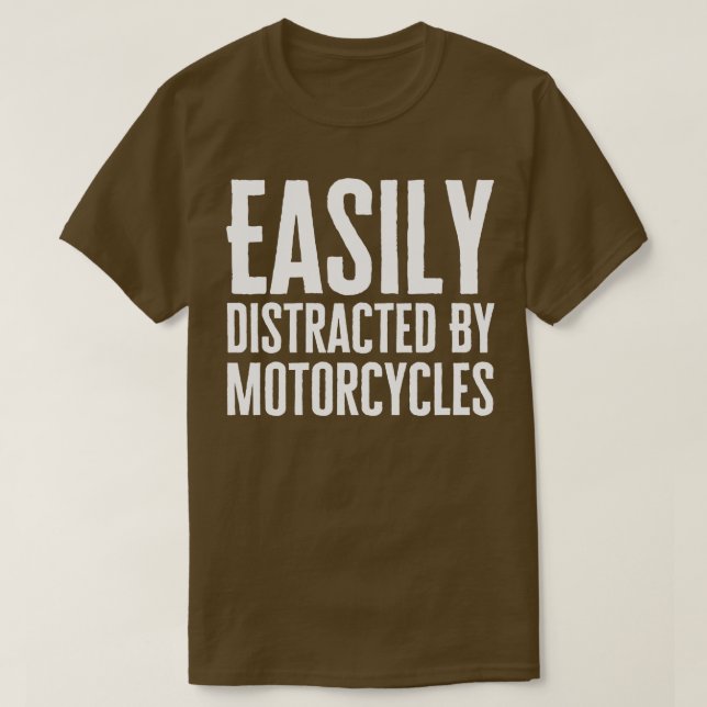 Camiseta Motocicleta divertida (Diseño del anverso)