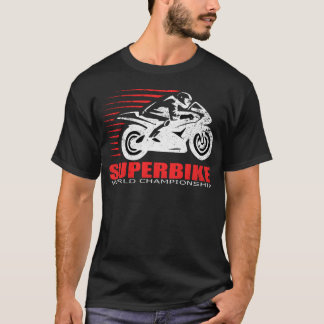 Camiseta Motocicleta divertida de carreras de Sportbike
