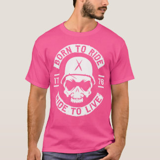 Camiseta Motocicleta Divertida Genial Motociclista