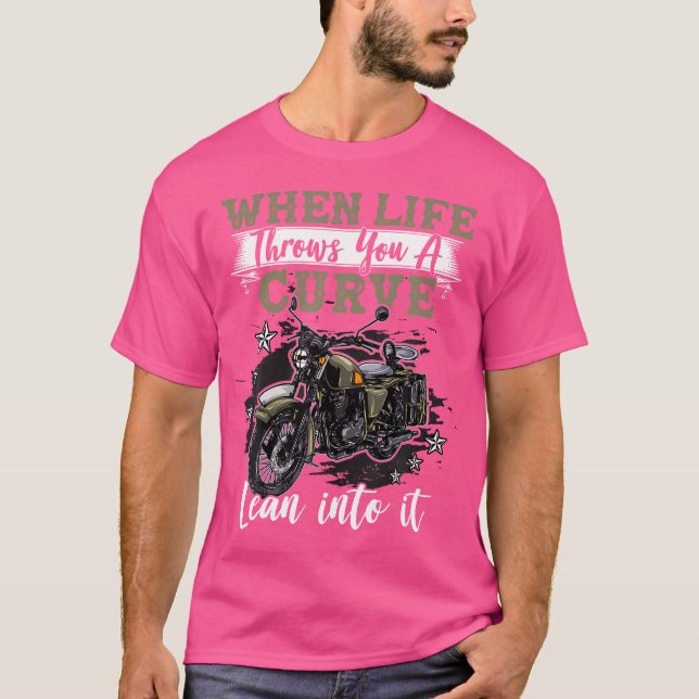 Camiseta Motocicleta divertida para motociclistas gráficos  (Anverso)