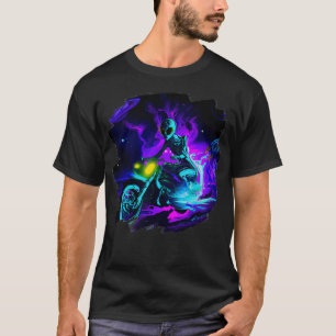 Camiseta Motocicleta en bicicleta sucia en el espacio como