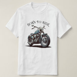 Camiseta Motocicleta Entusiast Biker Nacido Para Viajar Clá