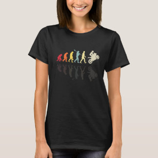 Camiseta Motocicleta Evolución Motociclista Vintage