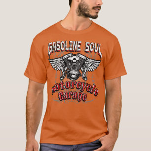 Camiseta Motocicleta Gasoline Soul Biker