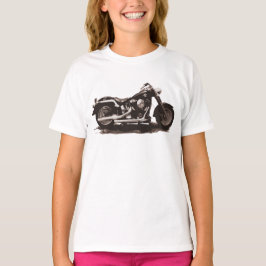 Camiseta Motocicleta gorda clásica del muchacho