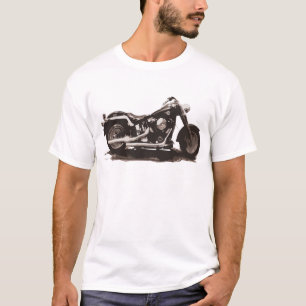 Camiseta Motocicleta gorda clásica del muchacho