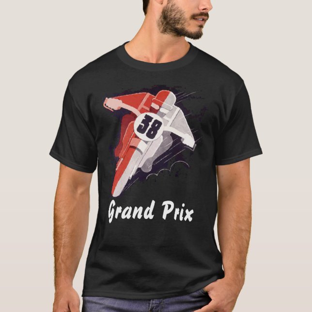 Camiseta Motocicleta Grand Prix (Anverso)