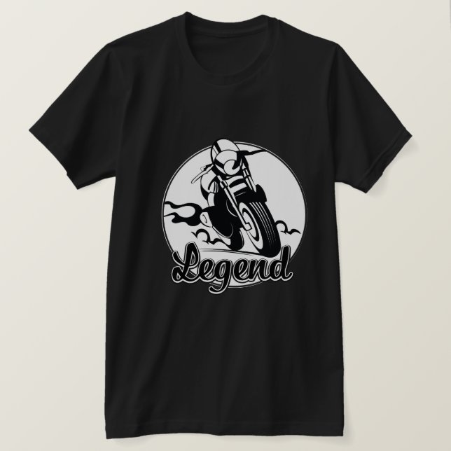 Camiseta Motocicleta Legend (Anverso del diseño)