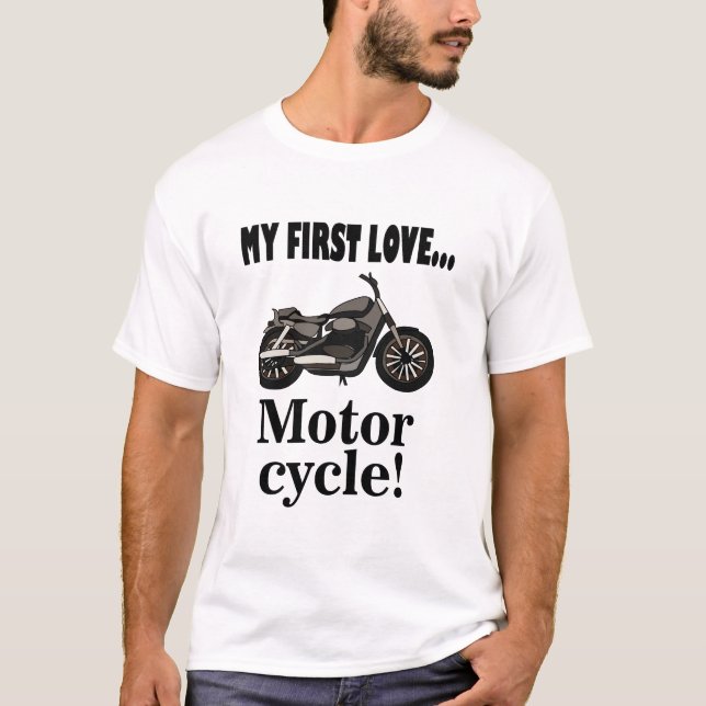 Camiseta Motocicleta Lover Bicicleta (Anverso)