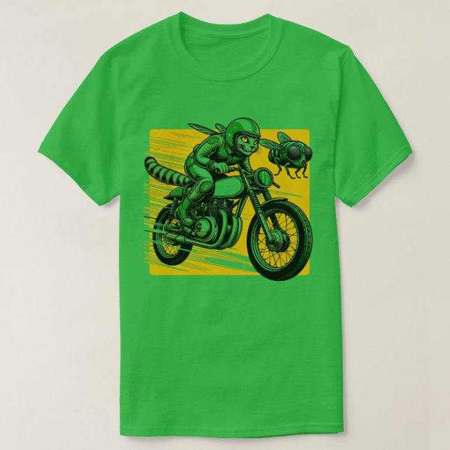Camiseta Motocicleta más rápida Cicata Cicadas Bicicleta fe (Diseño del anverso)