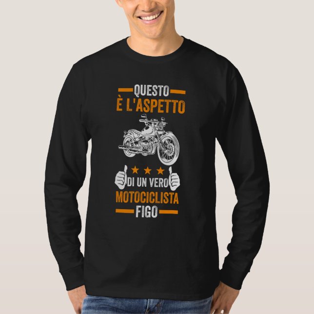Camiseta Motocicleta Mens Motorcycle Bicicleta (Anverso)