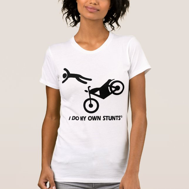 Camiseta Motocicleta mis propios trucos (Anverso)