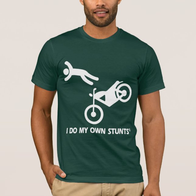 Camiseta Motocicleta mis propios trucos (Anverso)