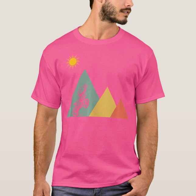 Camiseta Motocicleta Montaña (Anverso)