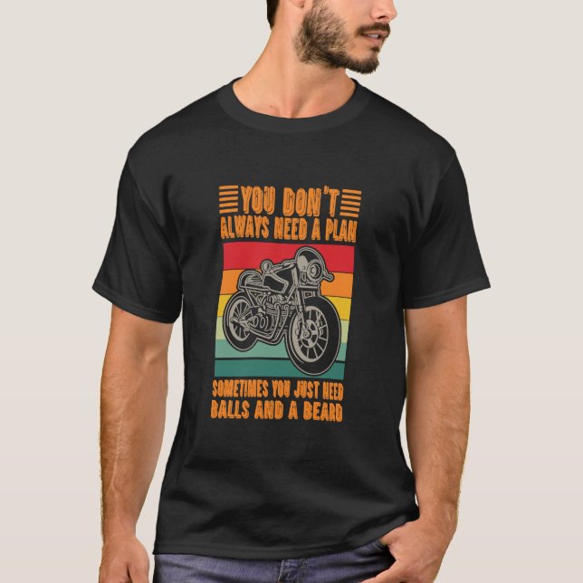 Camiseta Motocicleta Motocicleta Chopper Carreras Motobi (Anverso)