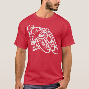 Camiseta Motocicleta motociclista Racer Sport Bicicleta Rac