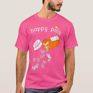 Camiseta Motocicleta Mujeres Perlas Felices