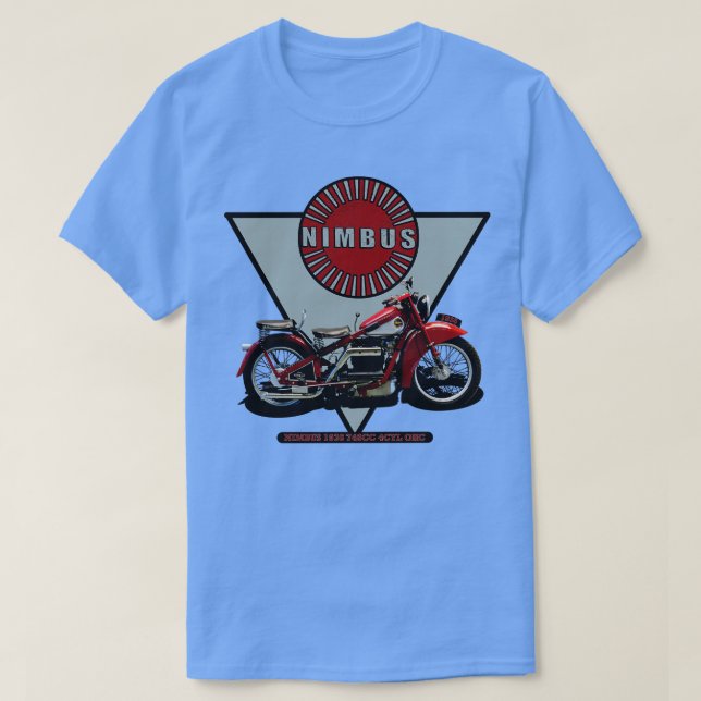 Camiseta Motocicleta Nimbus 1936 750 cc 4CYL OHC (Diseño del anverso)