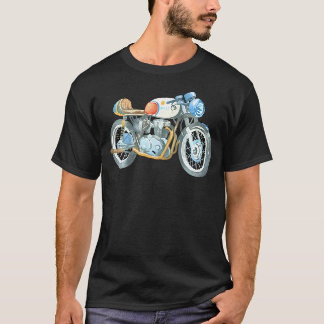 Camiseta Motocicleta Norton 350Cc Manx Carreras 1950 (Anverso)