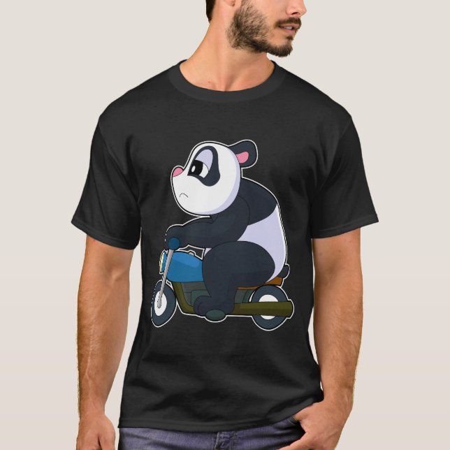 Camiseta Motocicleta Panda (Anverso)