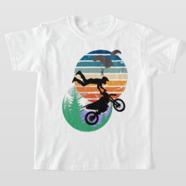Camiseta Motocicleta, paracaídas y al aire libre