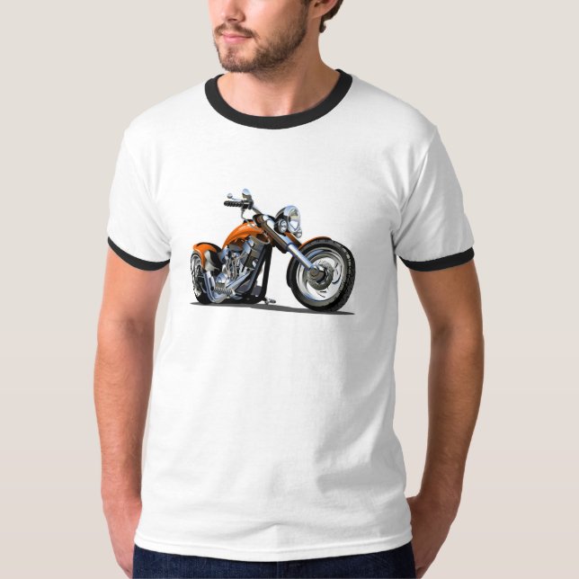 Camiseta motocicleta personalizado (Anverso)