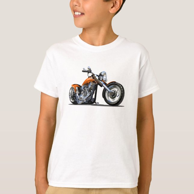 Camiseta motocicleta personalizado (Anverso)