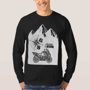 Camiseta Motocicleta R1200GS R1250GS negro