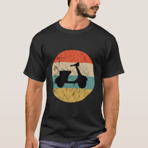 Camiseta Motocicleta retro de cosecha de motocicleta eléctr