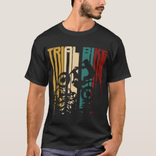 Camiseta Motocicleta Retro Trial Bike
