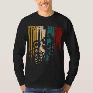 Camiseta Motocicleta Retro Trial Bike