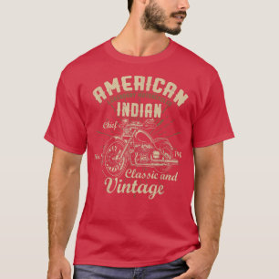 Camiseta Motocicleta retro-vintage estadounidense para viej