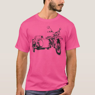 Camiseta Motocicleta Sidecar 3 ruedas