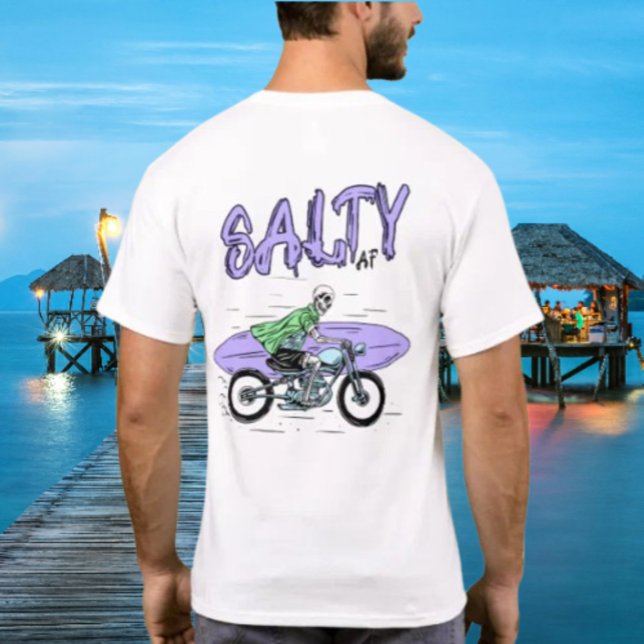 Camiseta Motocicleta Skeleton por Salty AF (Subido por el creador)