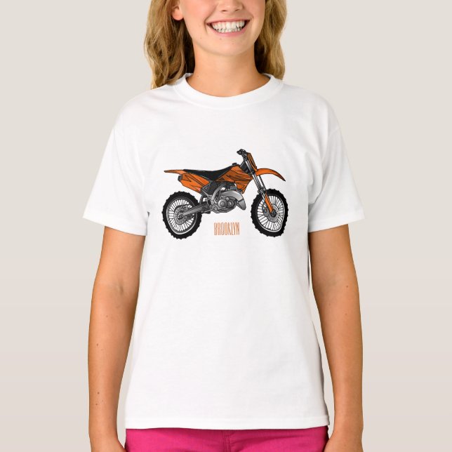 Camiseta Motocicleta sucia fuera de carretera / motocross p (Anverso)