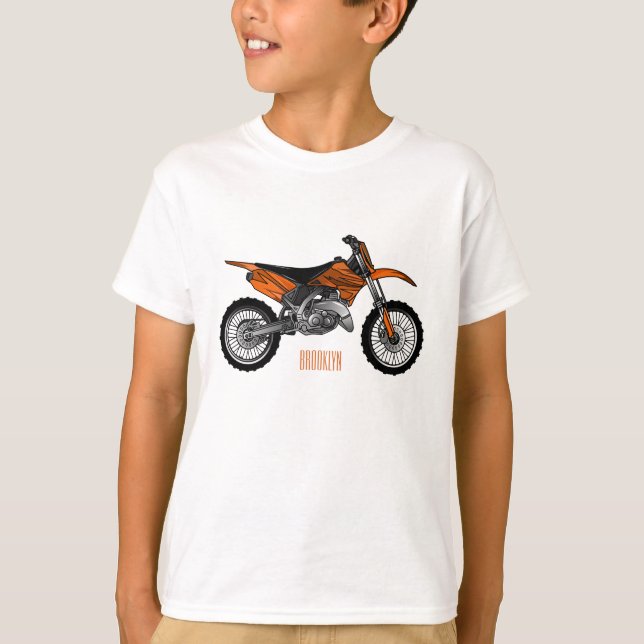 Camiseta Motocicleta sucia fuera de carretera / motocross p (Anverso)