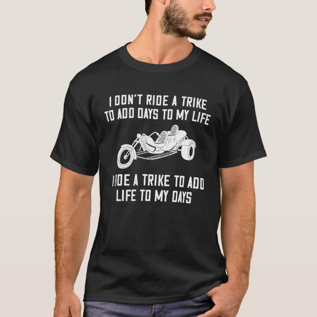 Camiseta Motocicleta Trike (Anverso)